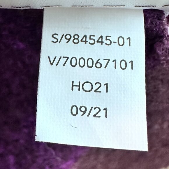 Athleta Hawthorn Textured Crew Sweater Merino Wool Ombre Purple - Size Small - Picture 14 of 15